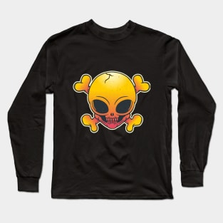 Alien Skull Long Sleeve T-Shirt